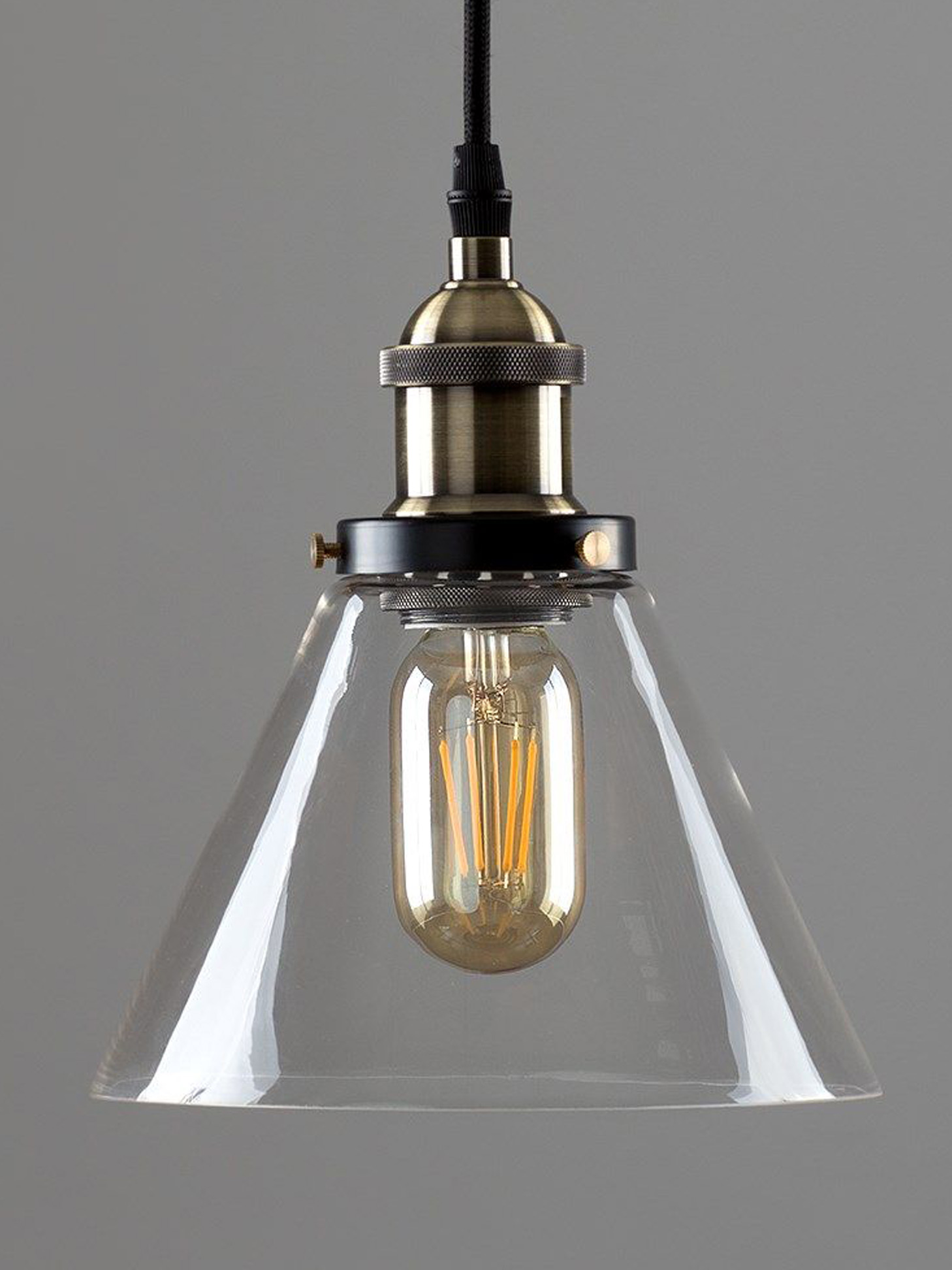 Norton steampunk electric LED pendant light